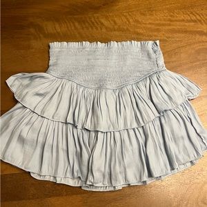 Blue skirt!